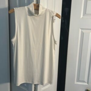 Mock neck ribbed sleeveless t-neck purchased on sale for 34.95